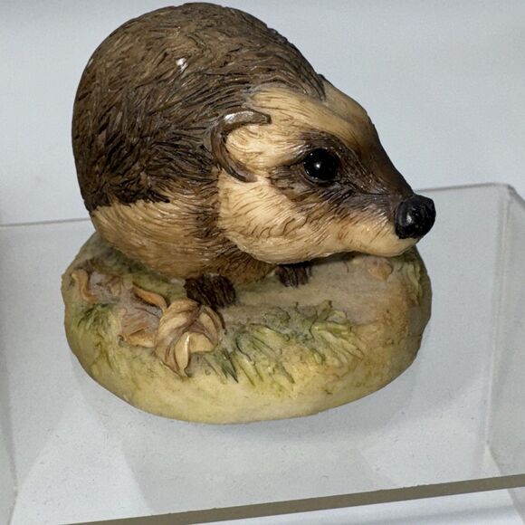 VTG TEVIOTDALE HEDGEHOG Figurine EdlMANN  1984 Wildlife Animal Scotland Handmade - Picture 2 of 6